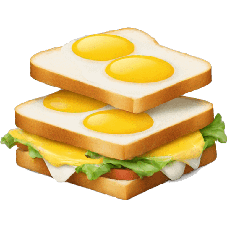 double egg sandwich emoji