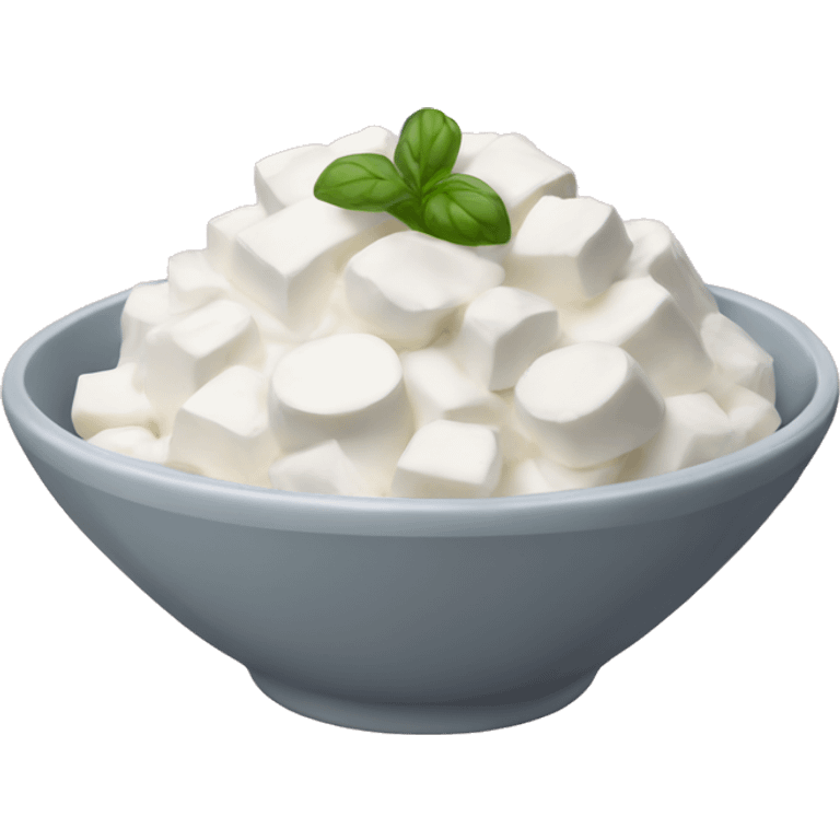 cottage cheese in a bowl emoji