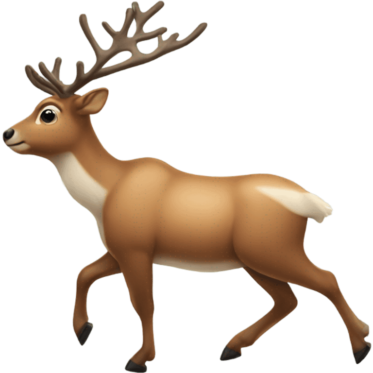 raindeer walking emoji