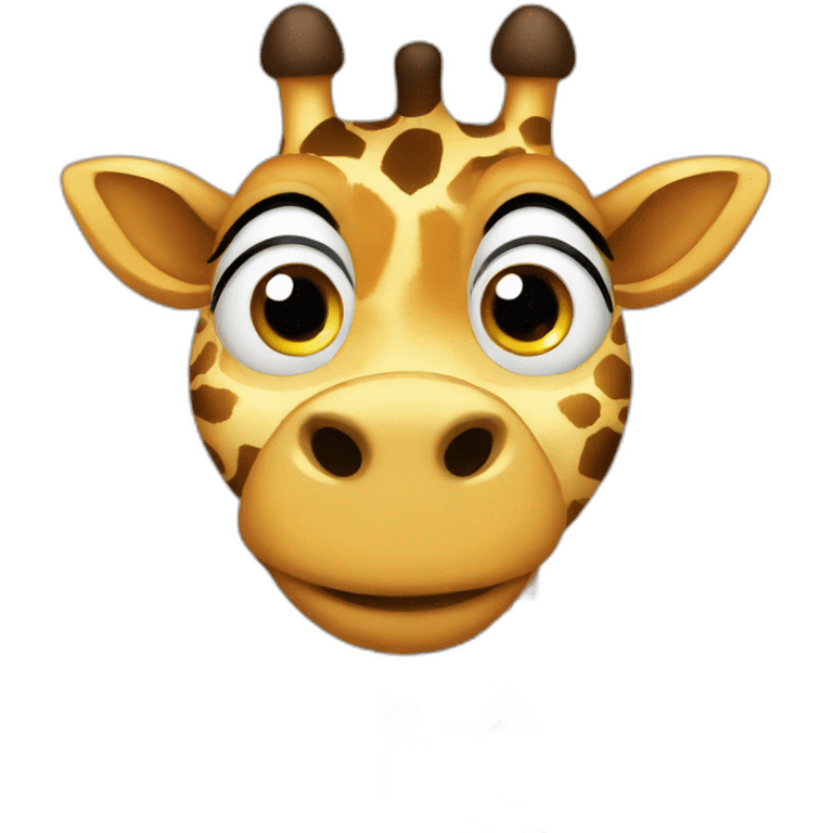 giraffe surprised emoji