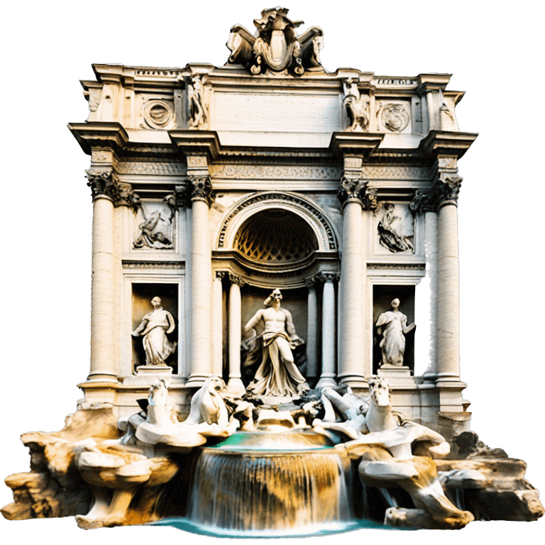 Trevi fountain emoji