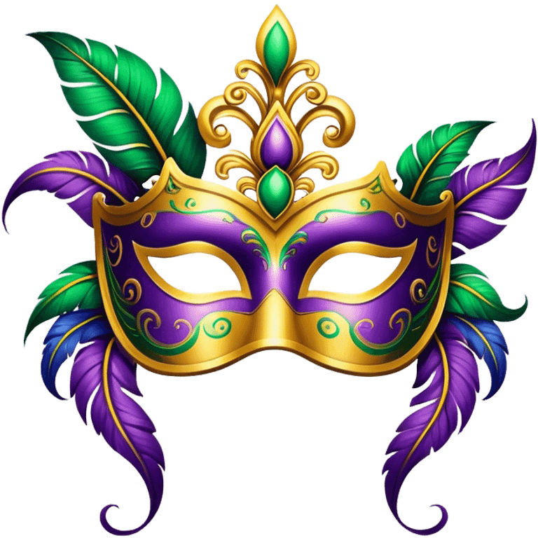 Mardi Gras mask emoji