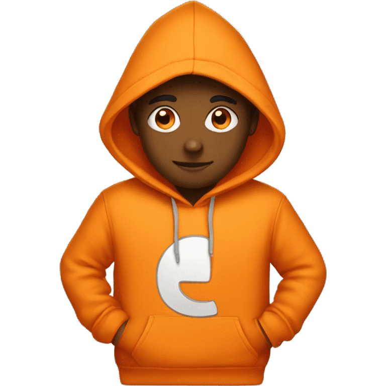 Orange hoodie  emoji