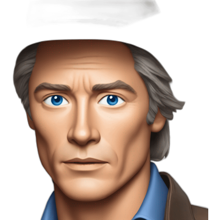 Alain delon blue eyes red hair cowboy emoji