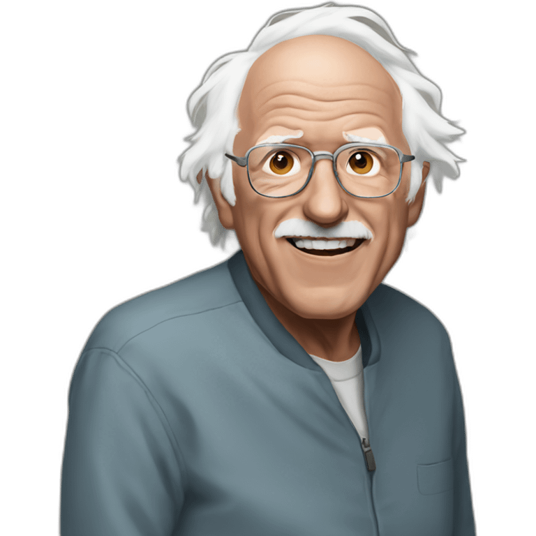 Bernie painting emoji