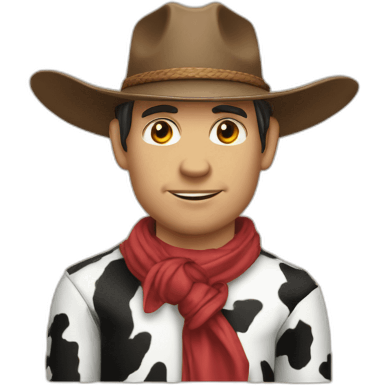 Cow-boys chevauche fusée emoji