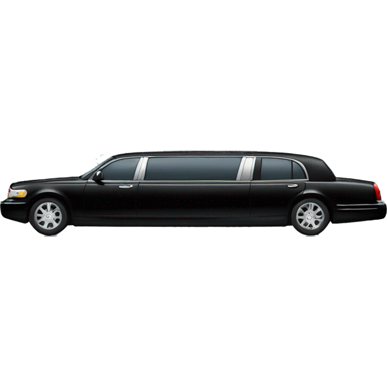 BLACK LIMOUSINE emoji