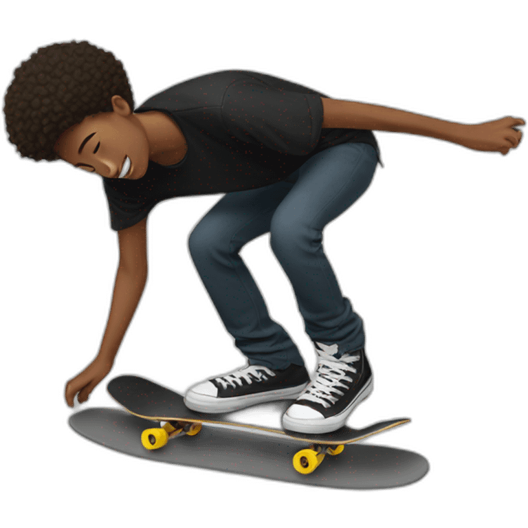 Skate grind emoji