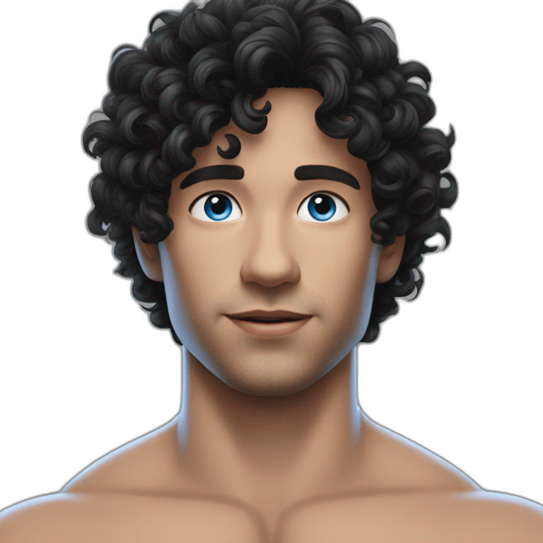 a-sexy-guy-shirtless-with-curly-black-hair,-white-skin-and-blue-eyes emoji