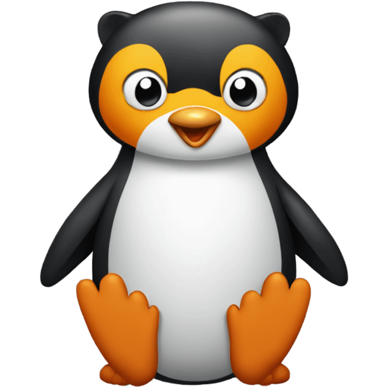 Penguin tiger emoji