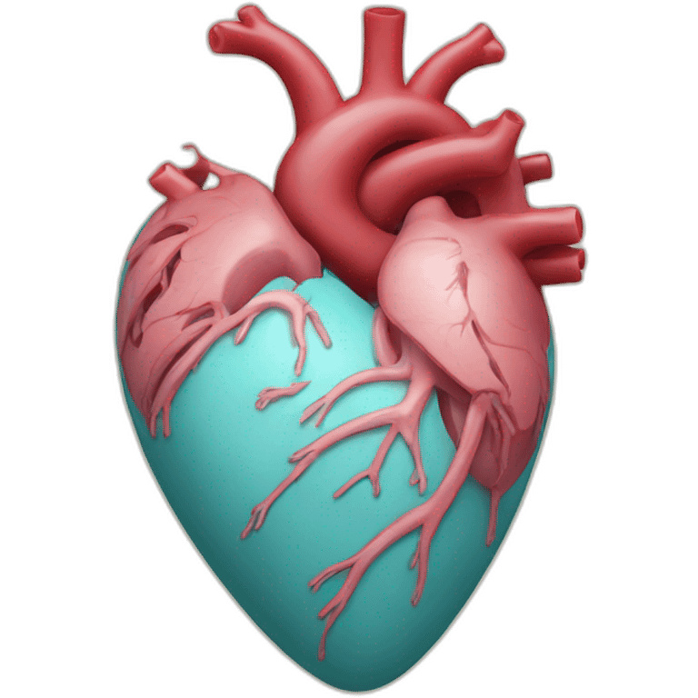 anatomie du coeur emoji