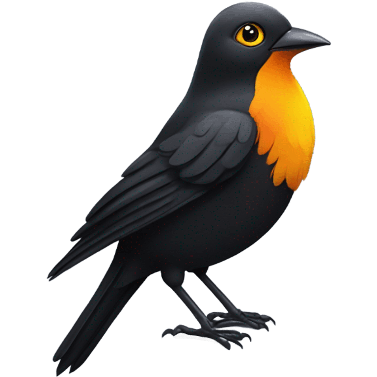 cute Blackbird emoji