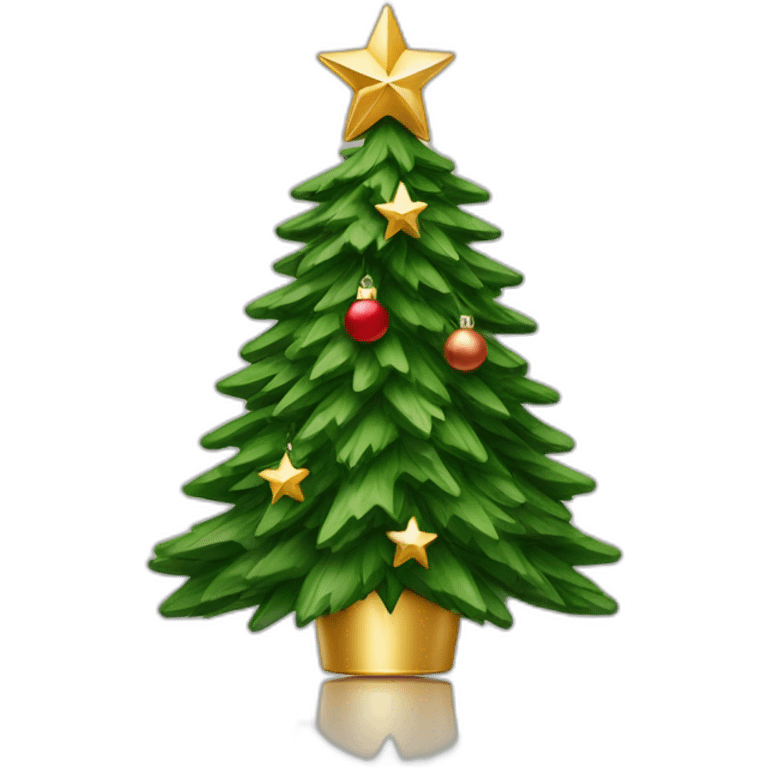 Christmas tree with a star from Louis Vuitton emoji