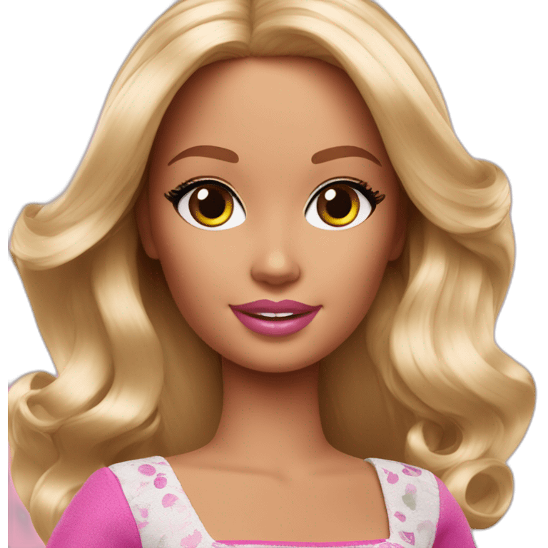 Barbie doll emoji