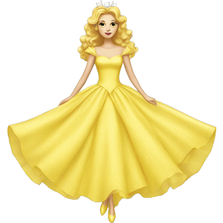 Glinda Yellow dress emoji