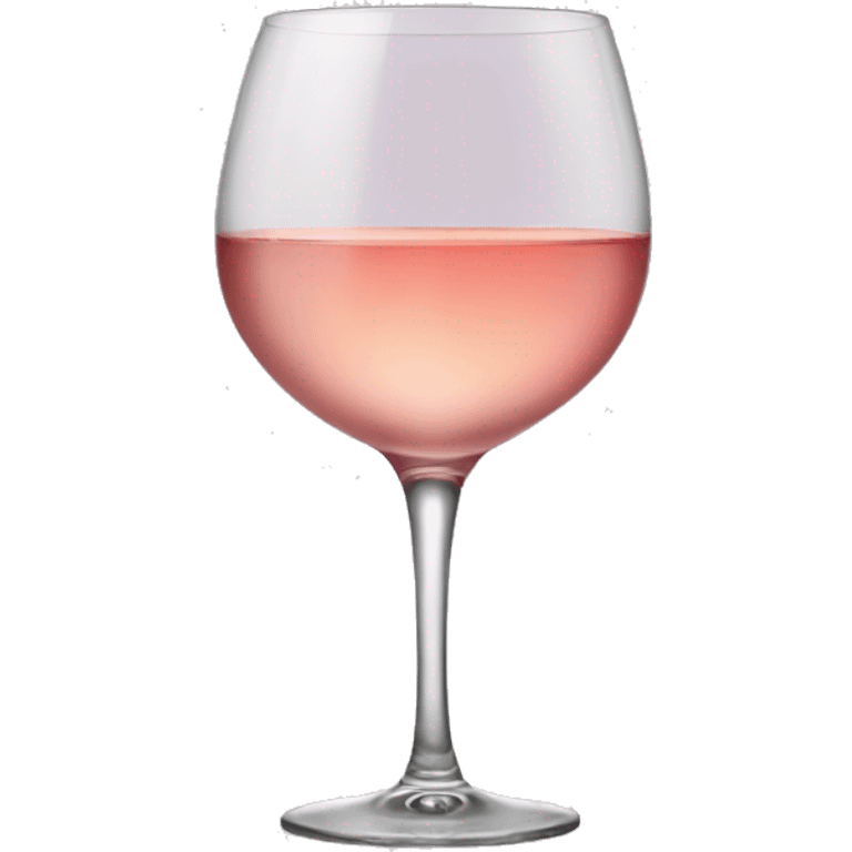 Glas rosé wijn emoji