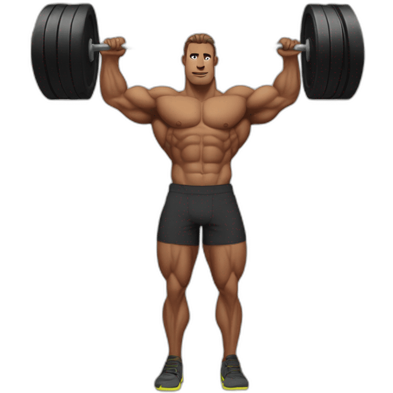 Giga chad musculation abdos emoji