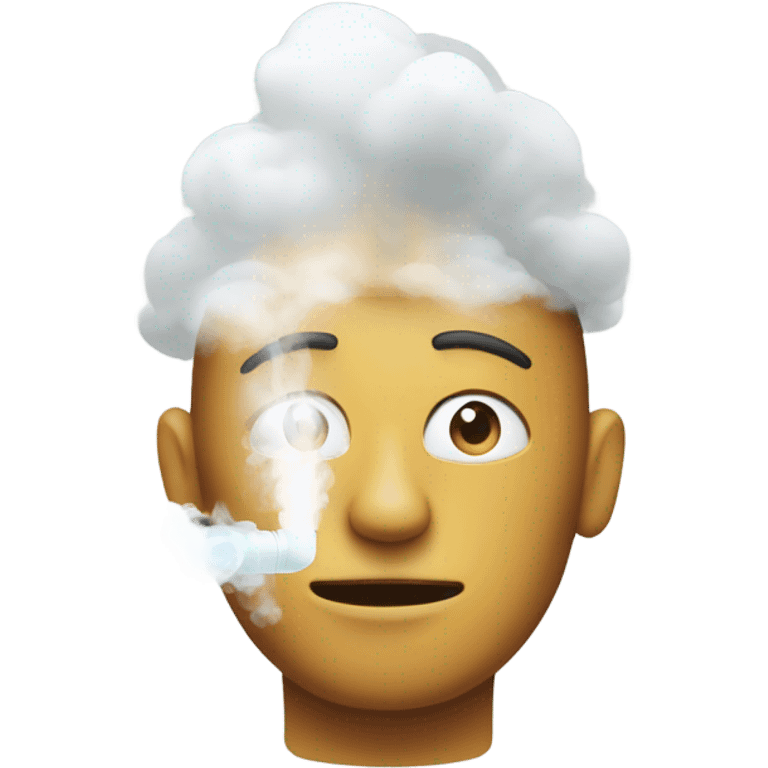 Person vaping emoji