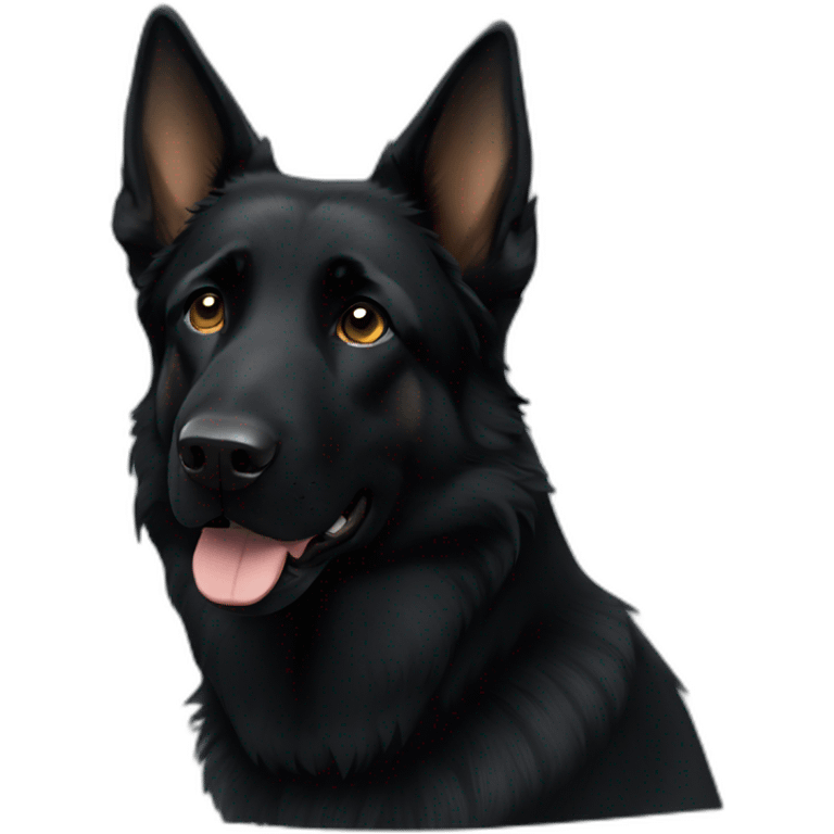 black-german-shepherd emoji