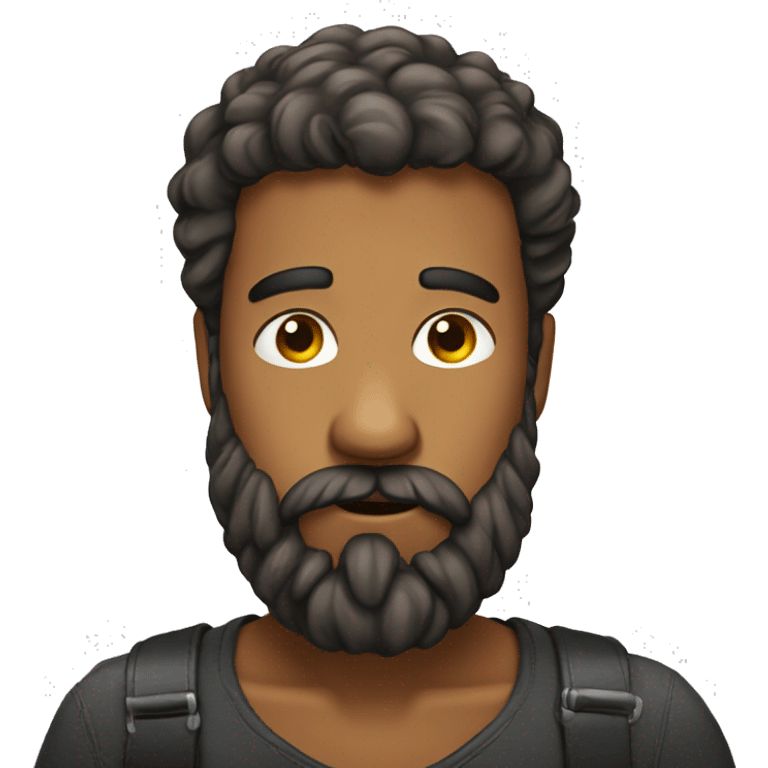 The sorry emoji but with a beard emoji