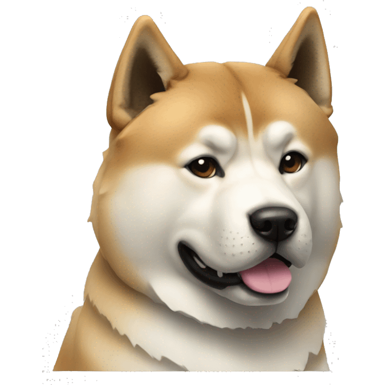 Akita Dog Breed Full Body emoji