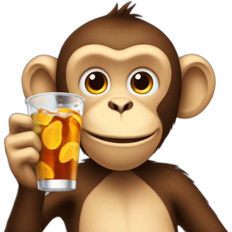 monkey-drinking-soda emoji