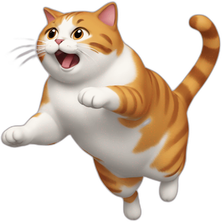 Fat Cat Jump emoji