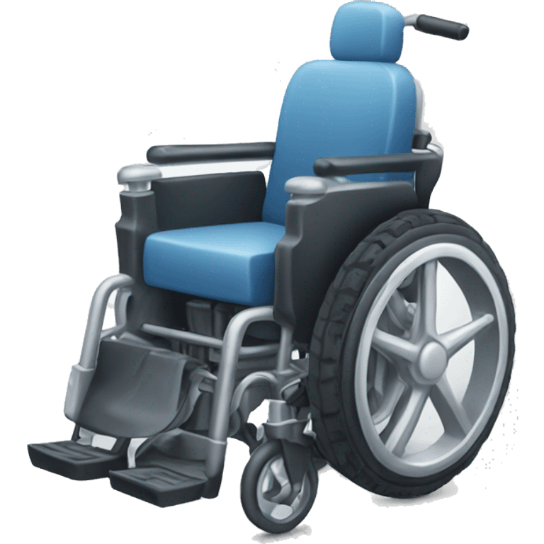 Car engine in a wheelchair  emoji