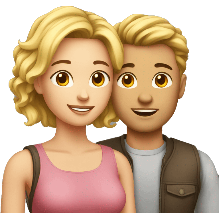 young couple emoji