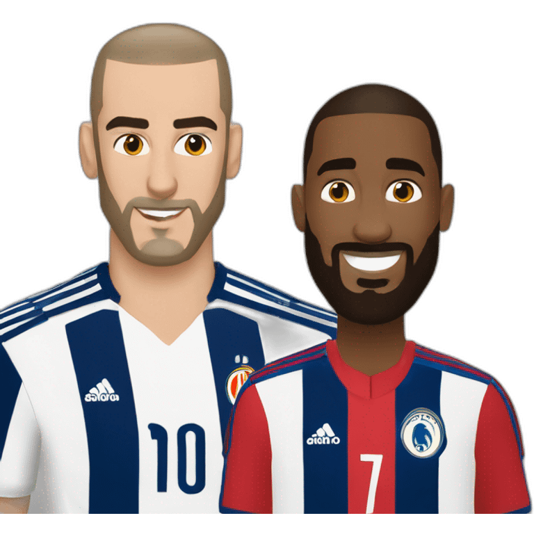 benzema and didier deschamps emoji