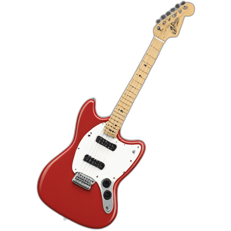 Fender mustang couleur rouge emoji