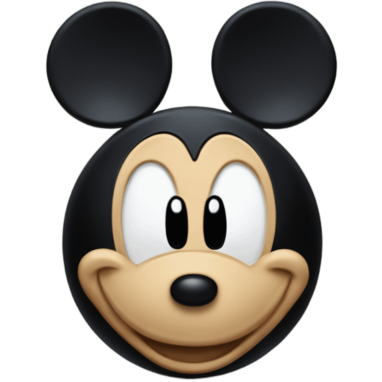 Mickey Mouse with Oswald the rabbit ears emoji