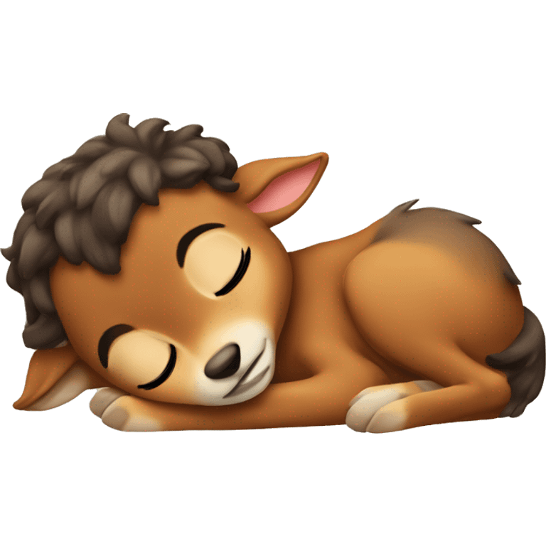 Bambi sleeping emoji