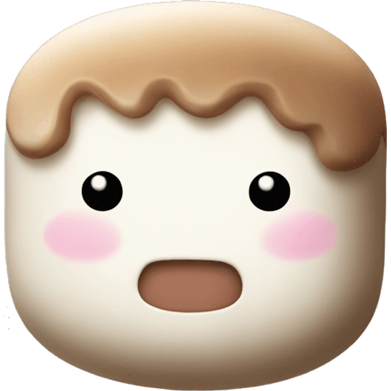 Kawai marshmallow emoji