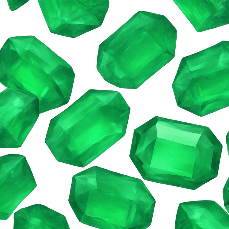 green emerald emoji