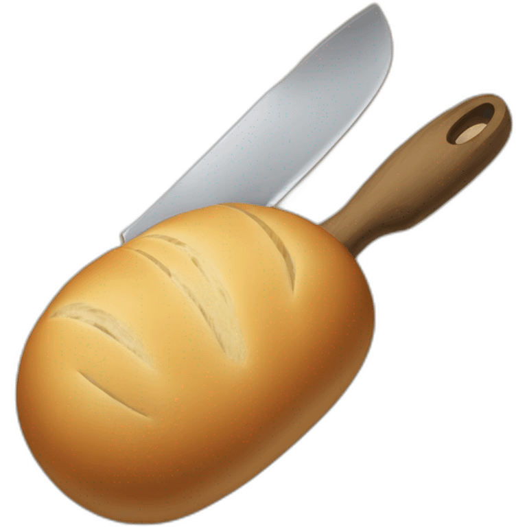 BREAD WITH A KNIFE  emoji