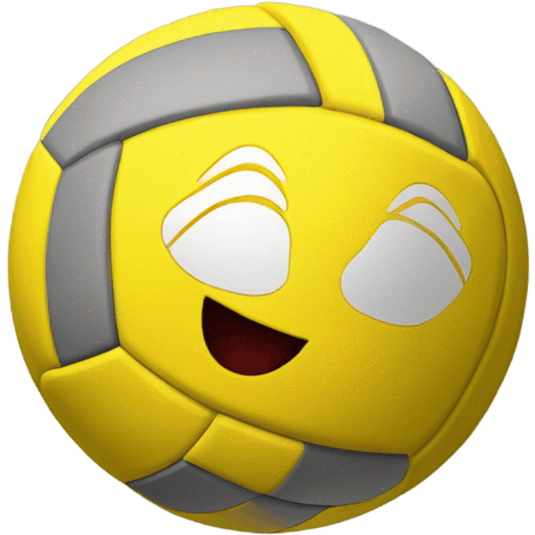 yellow volleyball emoji