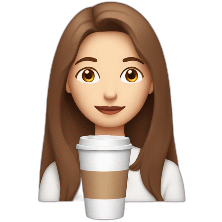 woman-with-pale-skin-and-brown-long-thin-straight-hair-wearing-a-white-woolly-shirt-drinking-coffee-from-a-light-pink-takeaway-cup-eyes-closed-b emoji