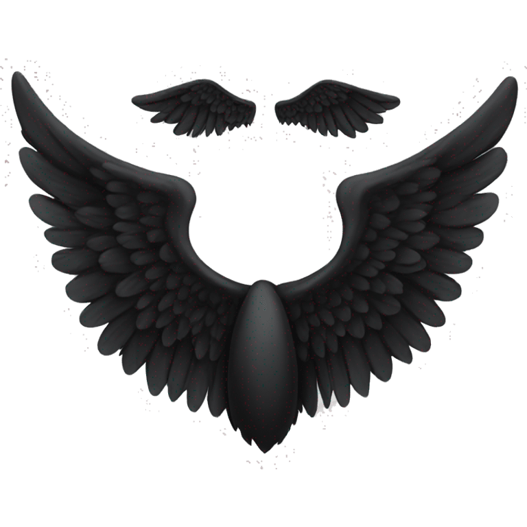 black angel wings emoji