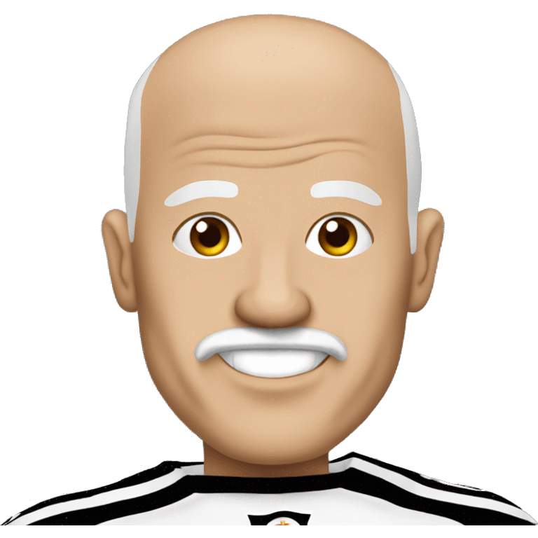 Bald old white skinned Steelers fan no facial hair emoji