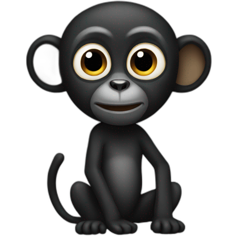 black monkey emoji