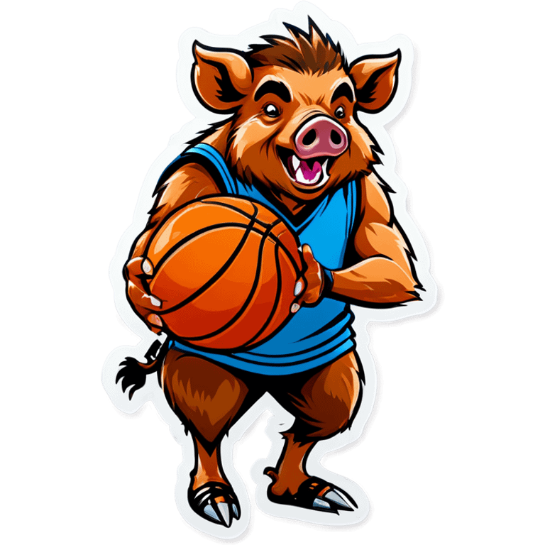 boar with a basketball  emoji