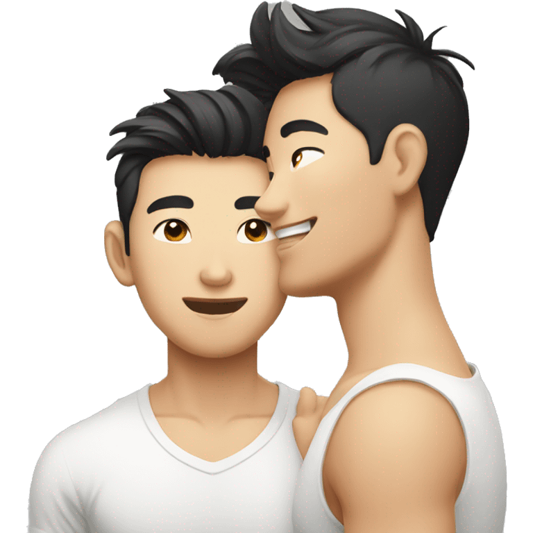 Asian gay couple Thai emoji