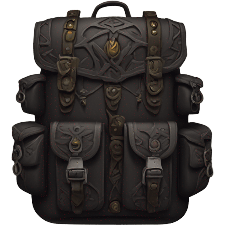 Satan’s backpack and saddlebags emoji