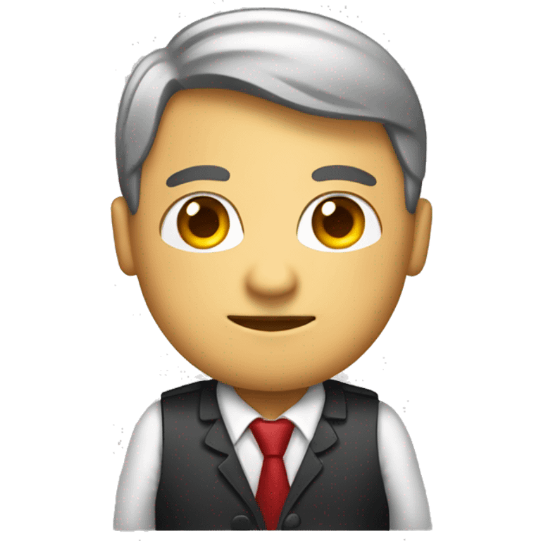 busines man holding german flah emoji