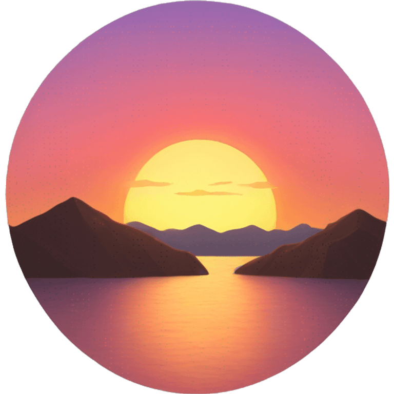 sunset emoji