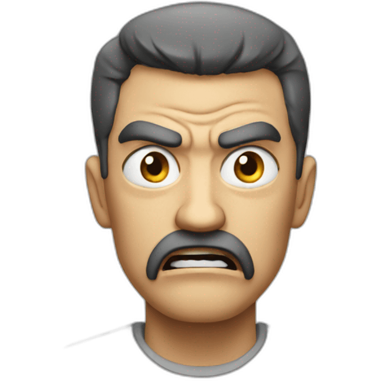 angry man  emoji