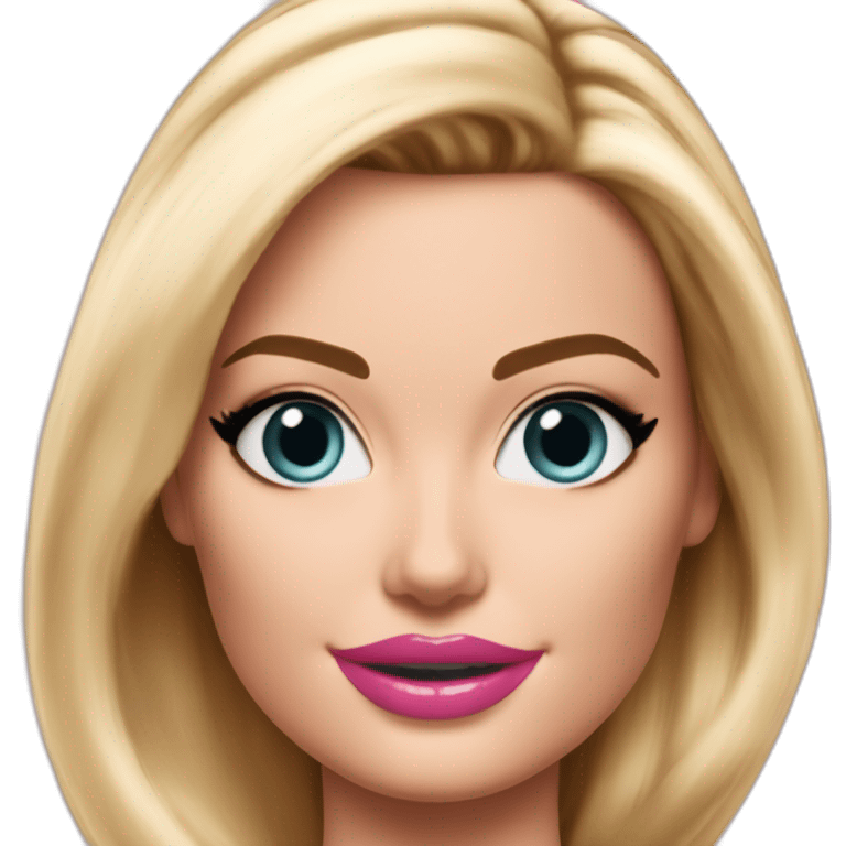 margot robbie as barbie emoji