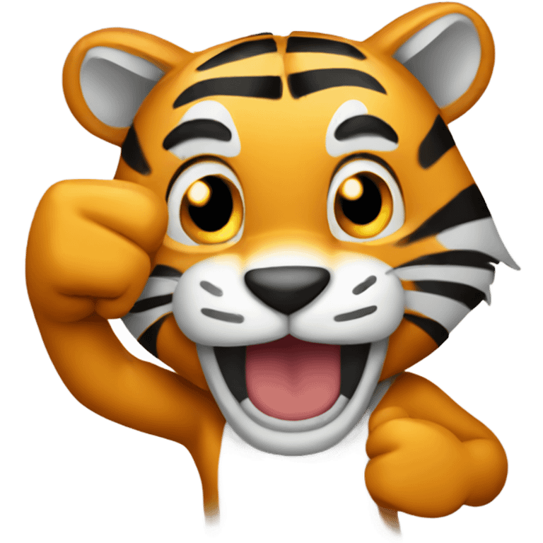 Tiger thumbs up emoji