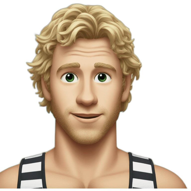 Patrick Kane as a beach bum emoji